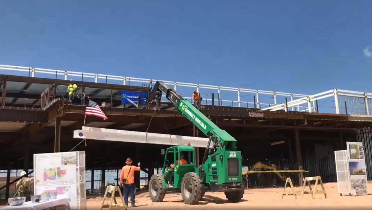 Construction of hospital