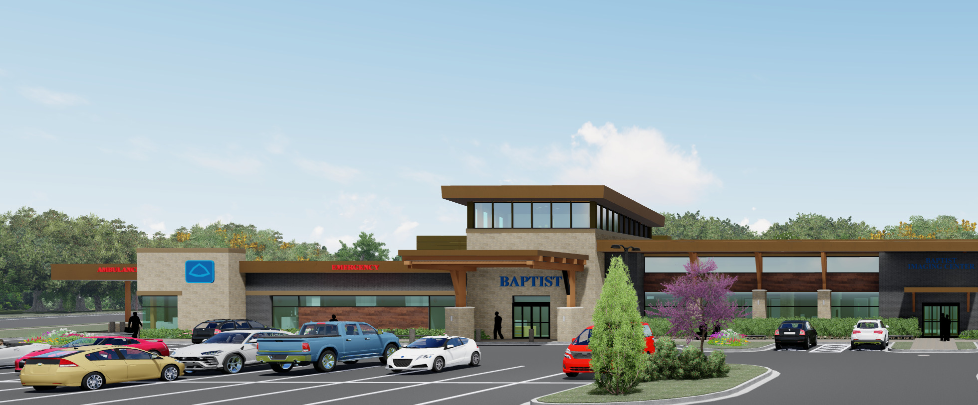 exterior rendering during day